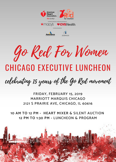 Go Red for Women luncheon